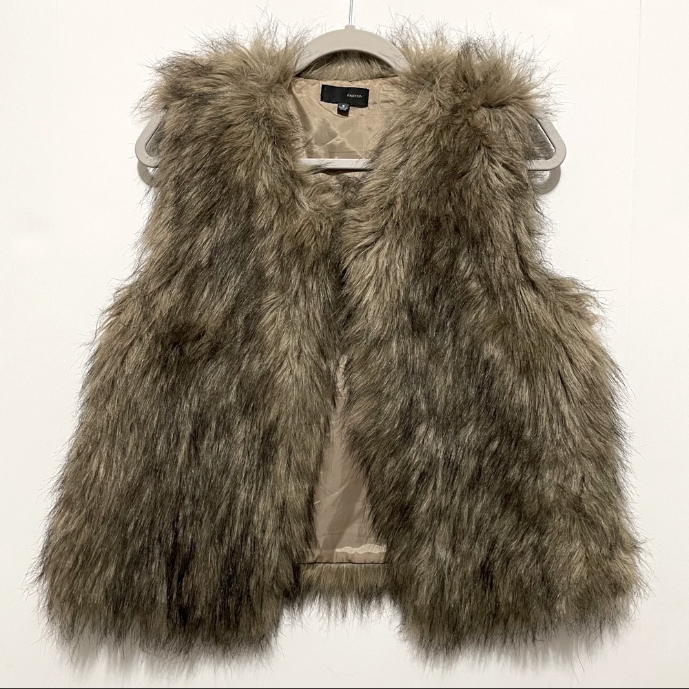 Lovposh Faux Fur Vest | Size S